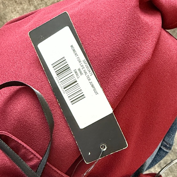 Lulu's Chic Burgundy Halter Jumpsuit - Picture 11 of 11